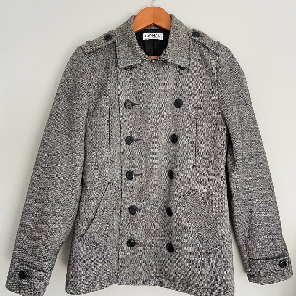TopMan wool jacket, size small